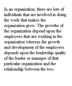 Leadership 4.1 Most Important factors in Leadership
